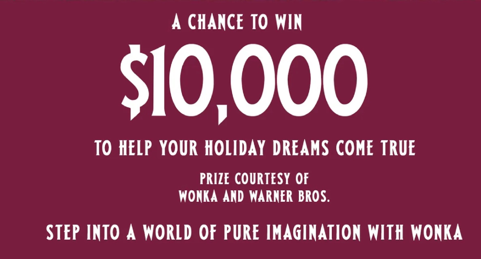 Ryan Seacrest & Wonka’s Holiday Dreamers Sweepstakes Win Instant Win