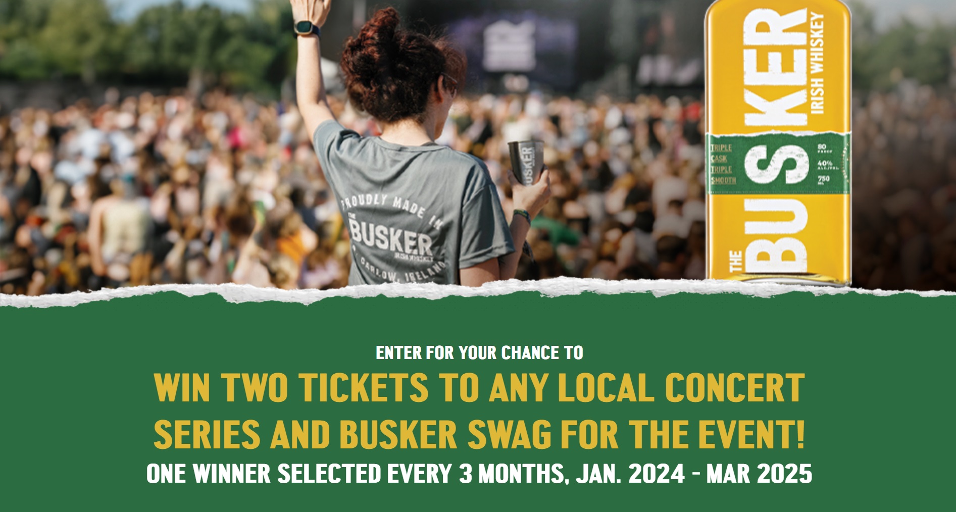 The Busker Irish Whiskey Music Fest Sweepstakes