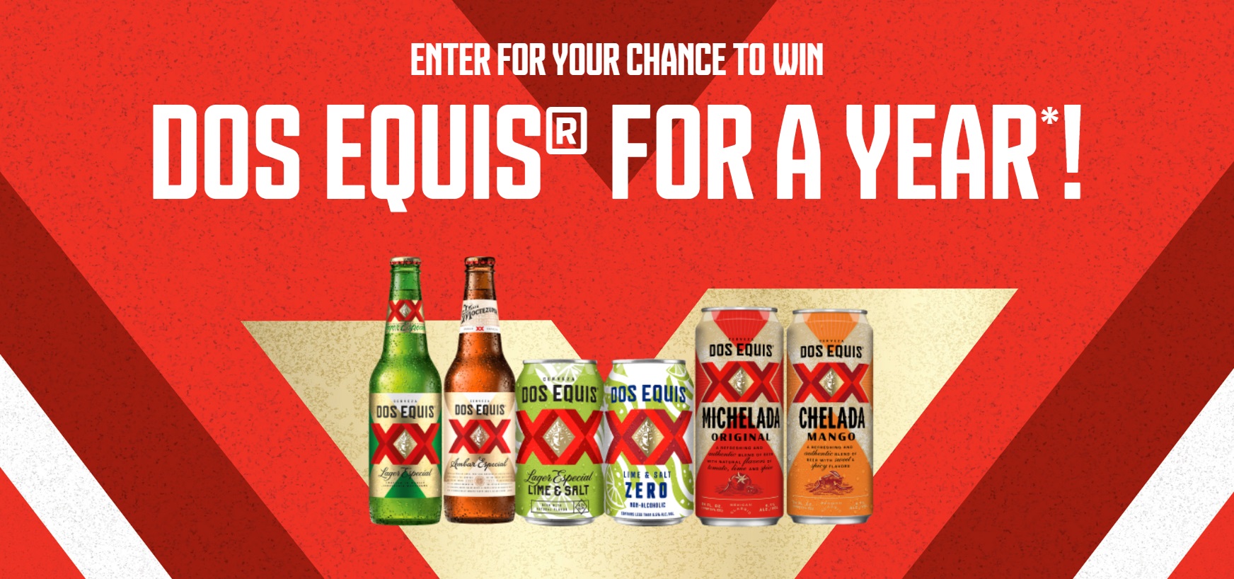 Dos Equis Beer for a Year 2024 Sweepstakes