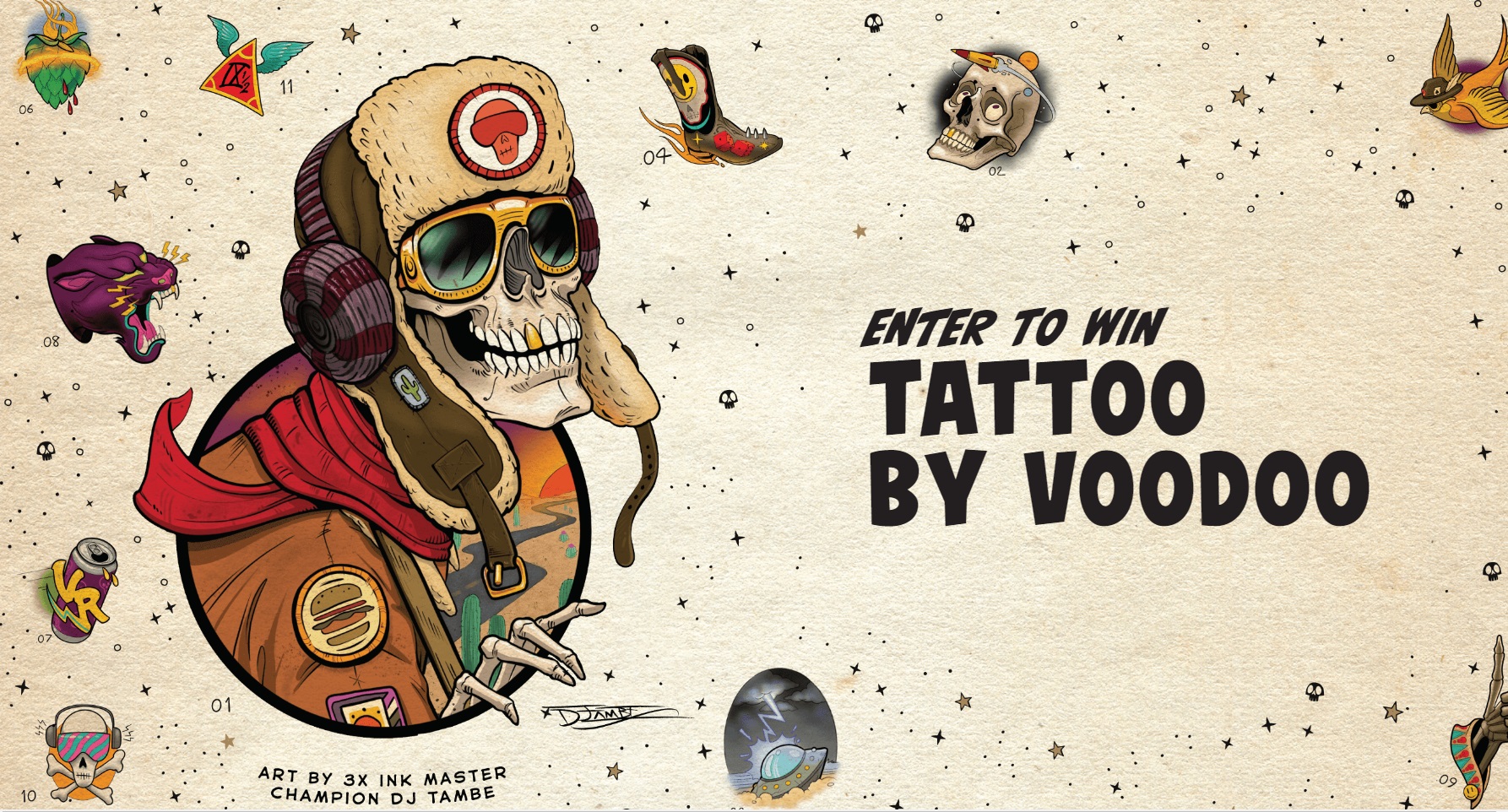 Tattoo by Voodoo 2024 Giveaway