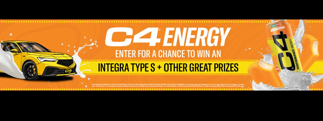 C4 Energy Integra Type S Giveaway