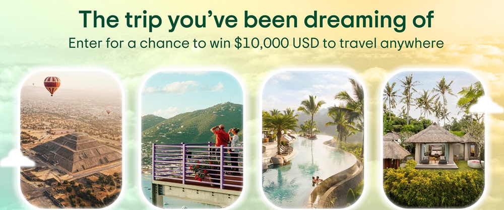 Tripadvisor $10,000 Dream Trip Sweepstakes