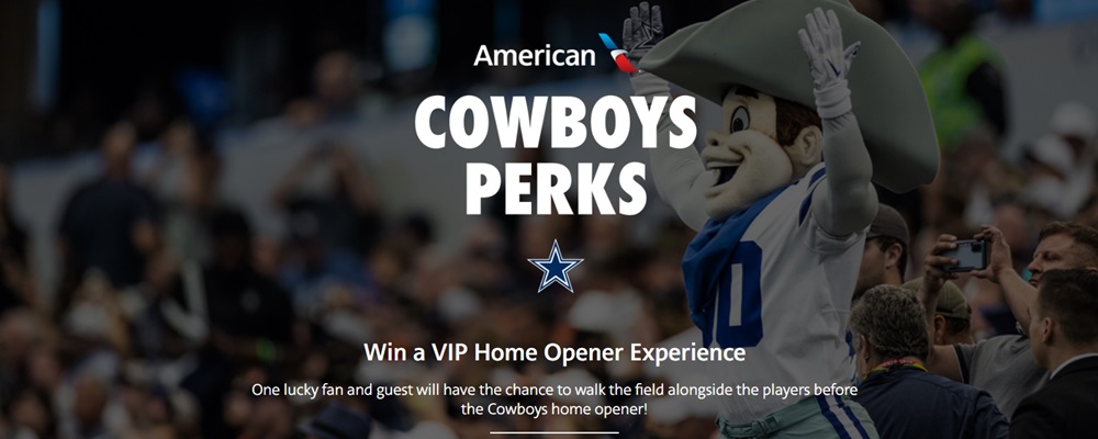 American Airlines X Cowboys Perks: Home Game Sweepstakes