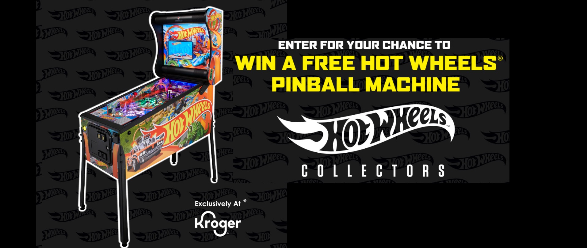 HOT WHEELS 2024 Kroger Pinball Sweepstakes