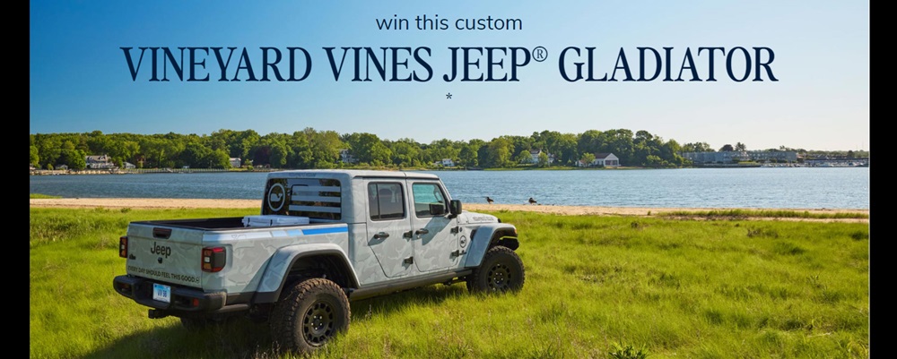 Vineyard Vines Ultimate Jeep Giveaway