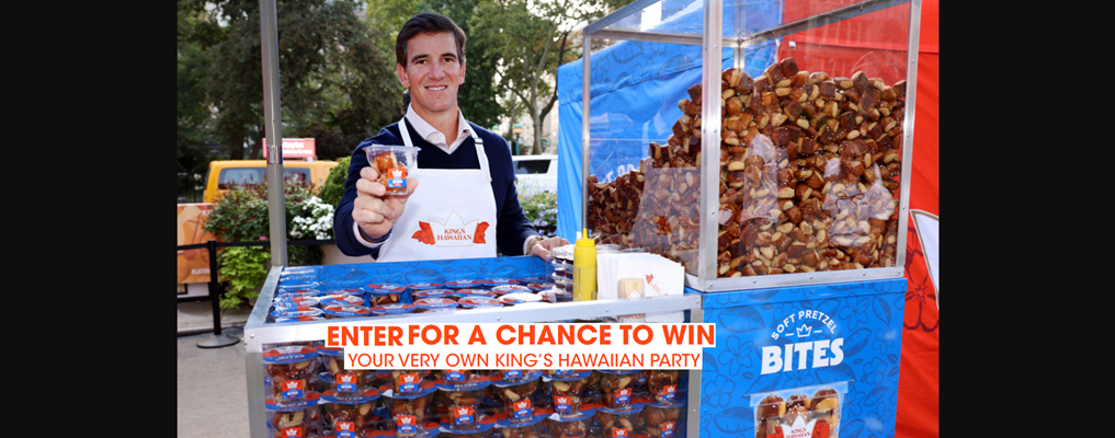 KING’S HAWAIIAN Pretzel Cart Sweepstakes