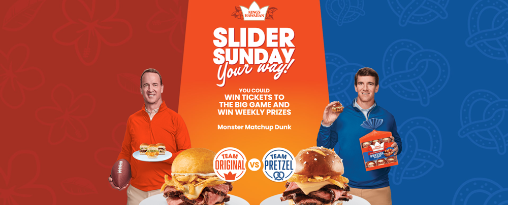 KINGS HAWAIIAN Slider Sunday, Your Way Sweepstakes