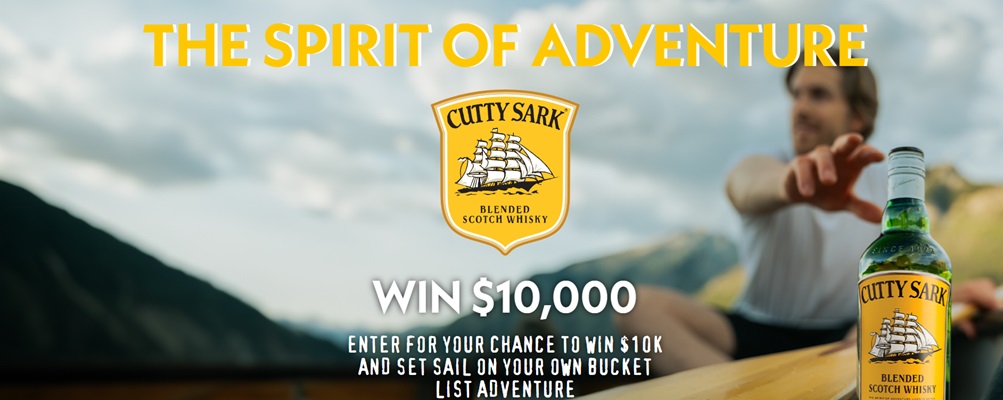 Cutty Sark $10k Adventure Sweepstakes