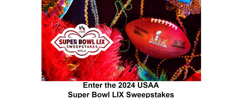 USAA NFL Super Bowl LIX Sweepstakes