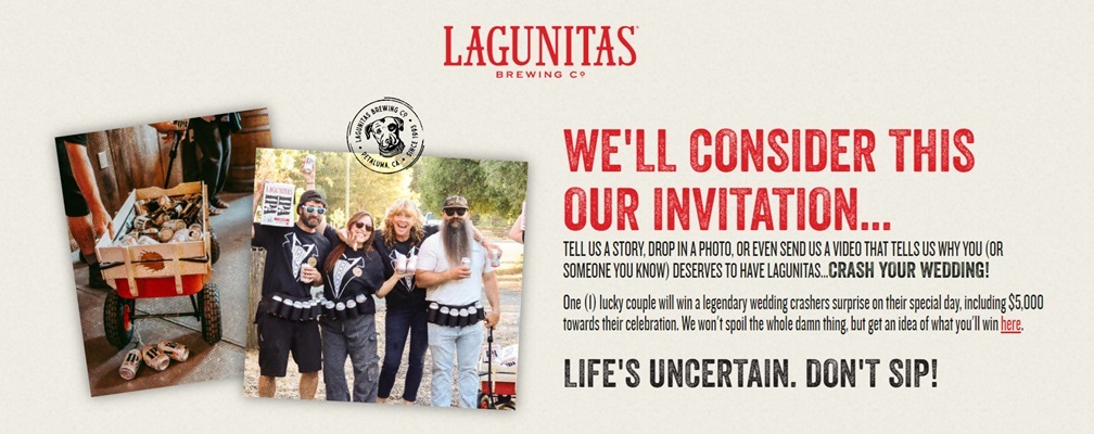 Lagunitas Wedding Crashers Contest