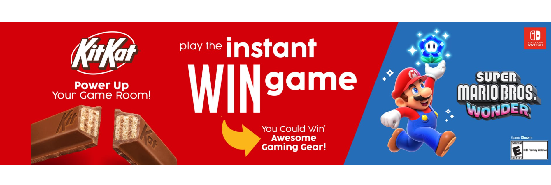 Kit Kat Power-Up Instant Win Game